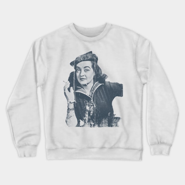 BETTE POSES SMOKING Crewneck Sweatshirt by manganto80s